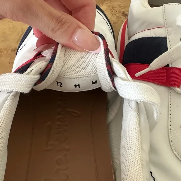 Ferragamo Lulio Textile Sneakers - NEW
