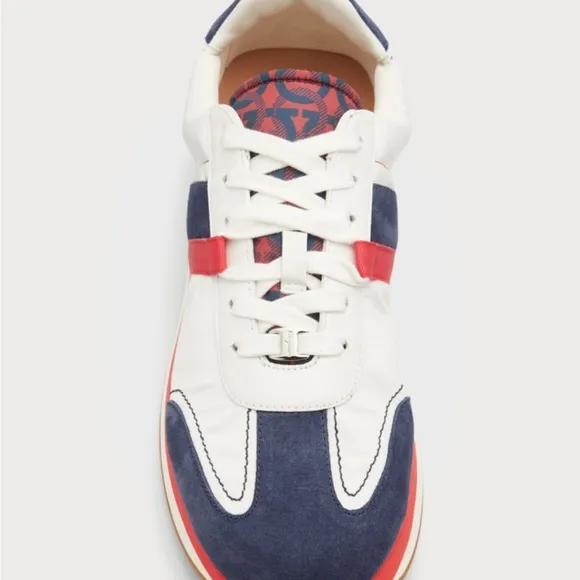 Ferragamo Lulio Textile Sneakers - NEW