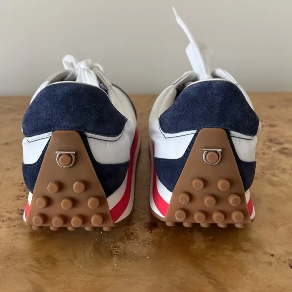 Ferragamo Lulio Textile Sneakers - NEW