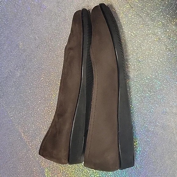 Ferrogamo Vintage Chocolate Brown Suede Flats/Loafer