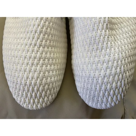 Fiesso by Aurelio‎ Garcia White Woven Men Loafers Slip On Moccasin Shoes Size 11