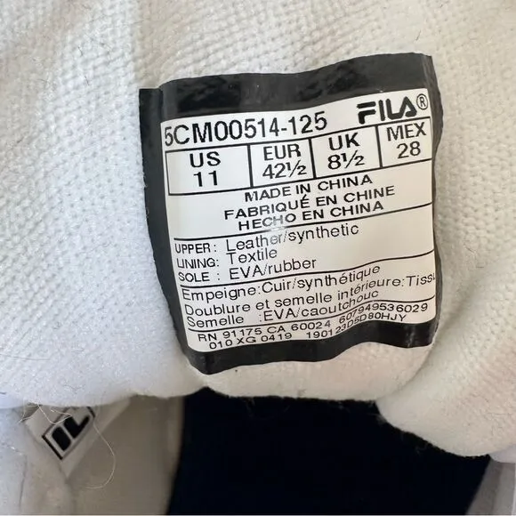 FILA D Formation 5CM00514-125 White Platform Sneakers 11