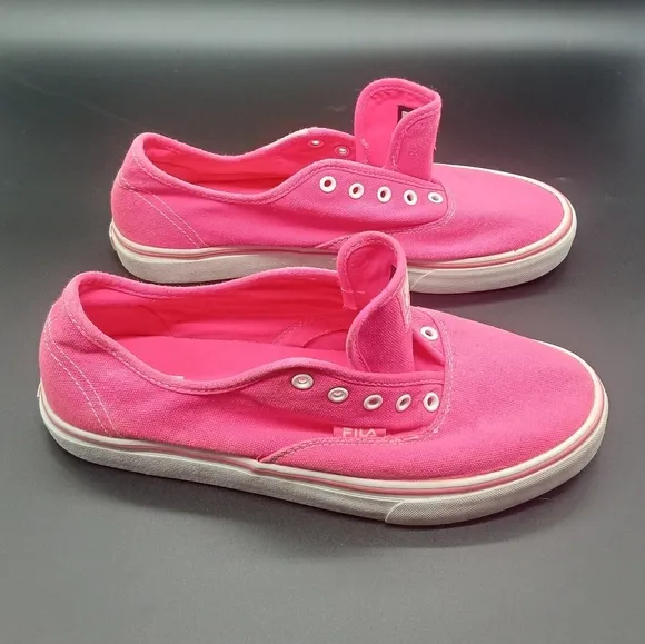 Fila Low Top Hot Pink Sneakers Rare​​​