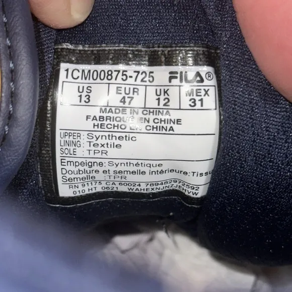 Fila Low top size 13