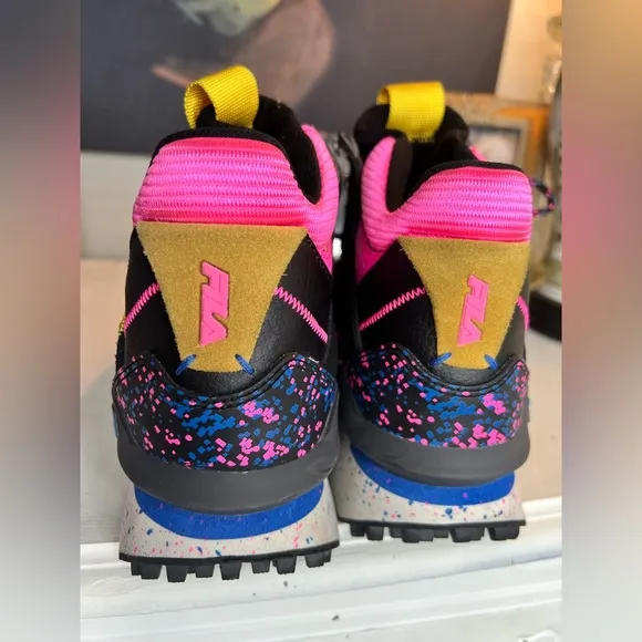 Fila Renno Multi Trekking platform sneakers hot pink and black
