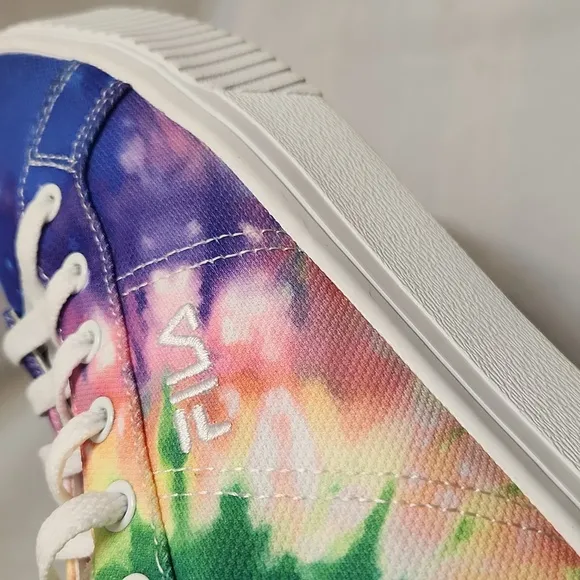 Fila Tie-Dye Panache Sandblast Colorful Rainbow Platform sneakers (w 9)
