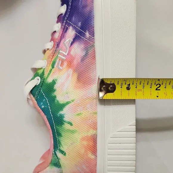 Fila Tie-Dye Panache Sandblast Colorful Rainbow Platform sneakers (w 9)