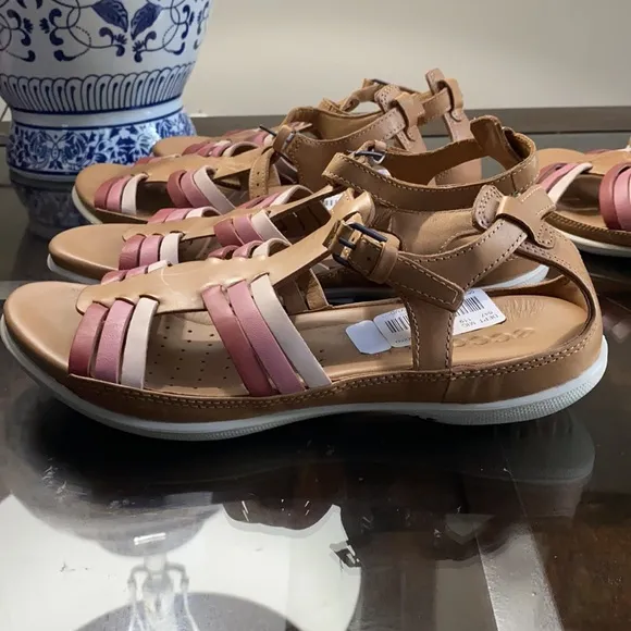 Flash Suede Leather Strap Sandals.