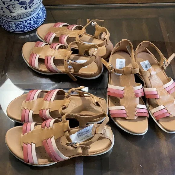 Flash Suede Leather Strap Sandals.