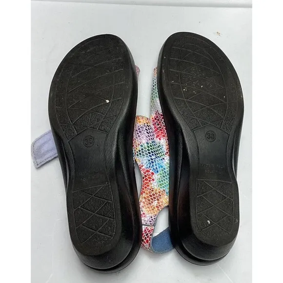 Flexus By Spring Step anti shock sandals strap sz Eu 38 Us 7 Italy