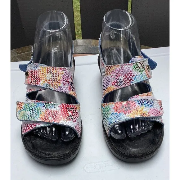 Flexus By Spring Step anti shock sandals strap sz Eu 38 Us 7 Italy