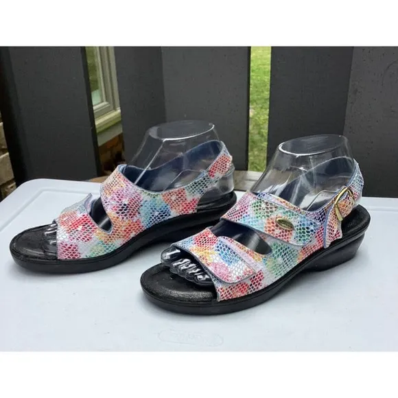 Flexus By Spring Step anti shock sandals strap sz Eu 38 Us 7 Italy