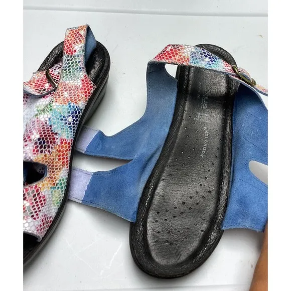 Flexus By Spring Step anti shock sandals strap sz Eu 38 Us 7 Italy