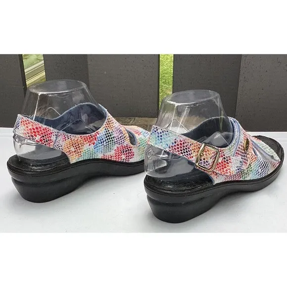 Flexus By Spring Step anti shock sandals strap sz Eu 38 Us 7 Italy