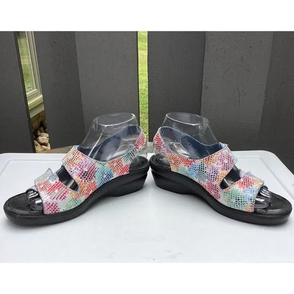 Flexus By Spring Step anti shock sandals strap sz Eu 38 Us 7 Italy