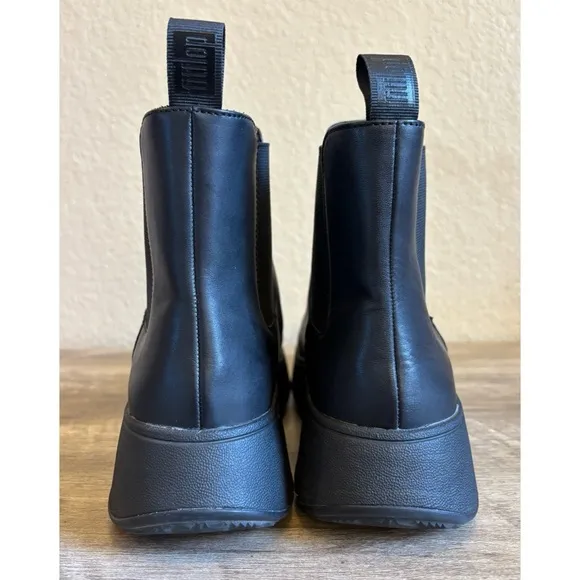 Flitflop Leather Flatform Chelsea Boots