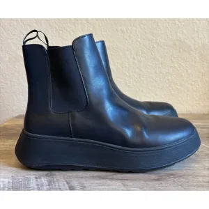 Flitflop Leather Flatform Chelsea Boots