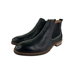 Florsheim Men's Lodge Plain Toe Gore Boot US 12 M Black Chelsea Boots