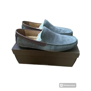 Florsheim Talladega Venetian Men’s Gray Loafer Suede Shoes Size 13M EEUC