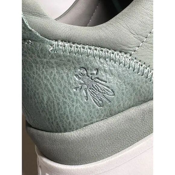 Fly London Bump Womens Green Platform Leather‎ Sneaker Size EU37 US7 M