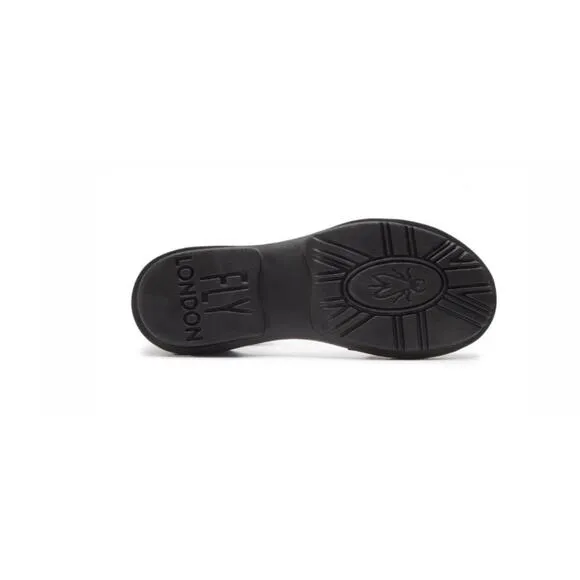 Fly London Fipa477fly Black Flats Mary Jane Made In Portugal Size 41 Euro/ 10 US