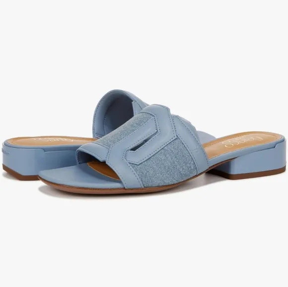 Franco Sarto Denim Margot Slide Sandals