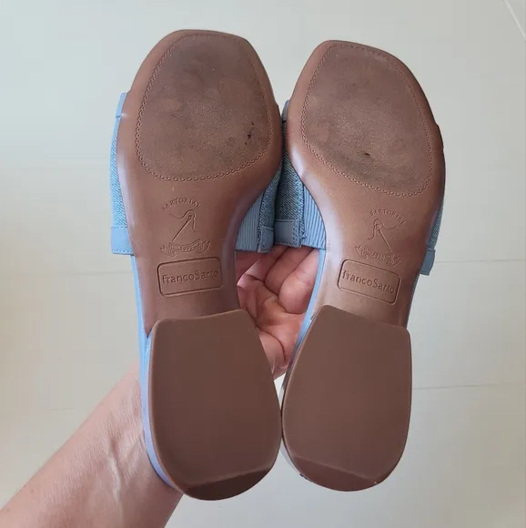 Franco Sarto Denim Margot Slide Sandals