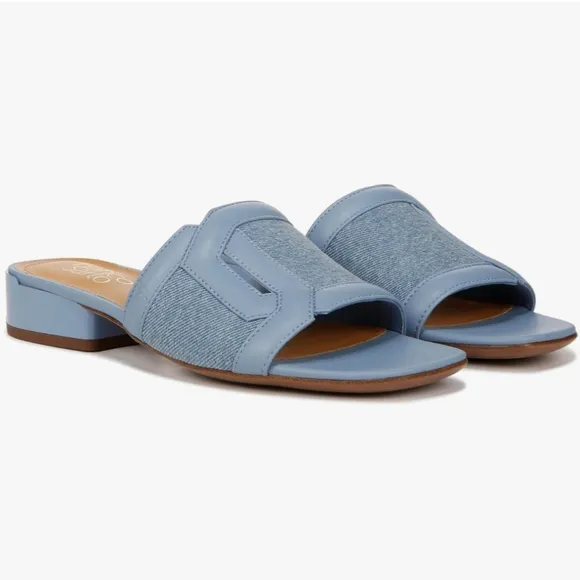 Franco Sarto Denim Margot Slide Sandals