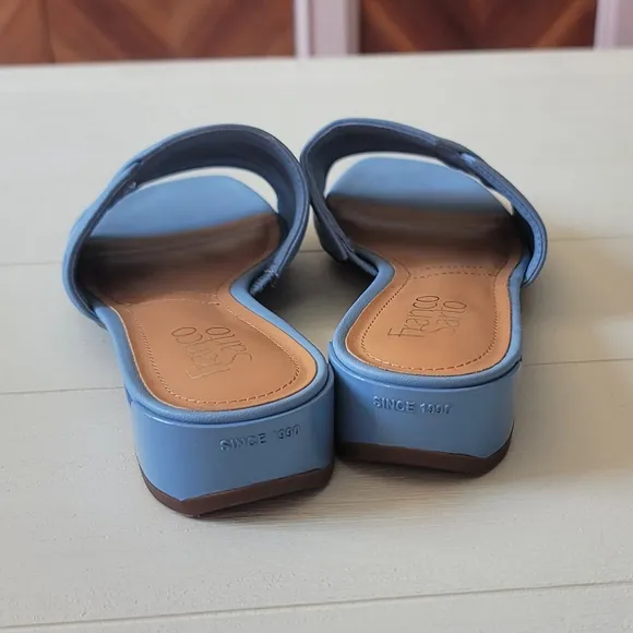 Franco Sarto Denim Margot Slide Sandals