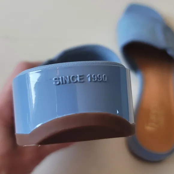Franco Sarto Denim Margot Slide Sandals