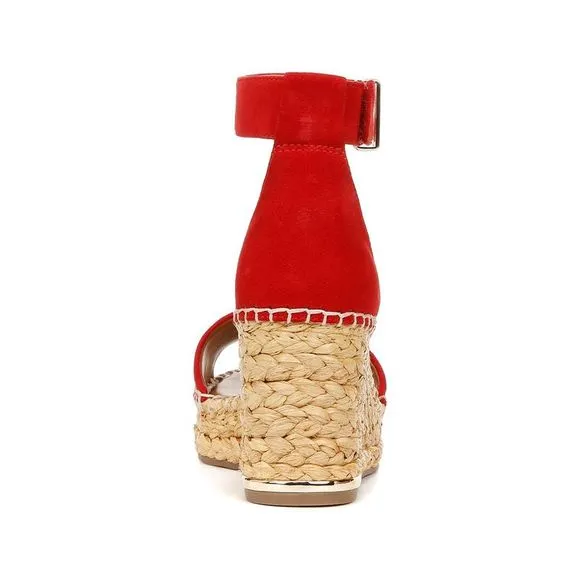 Franco Sarto Red Espadrille Sandals