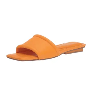 Franco Sarto Women's Caven Slide Sandals Orange Size 6 1/2