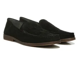 Franco Sarto Women’s Loafers Marah Woven Black Suede, Size 5 NIB