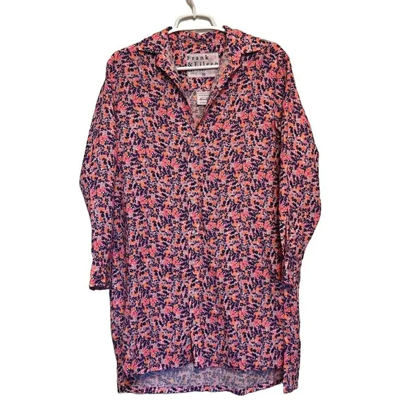 Frank &amp; Eileen-Classic Hunter Step Hem Shirt Dress Women’s Size XS NWT