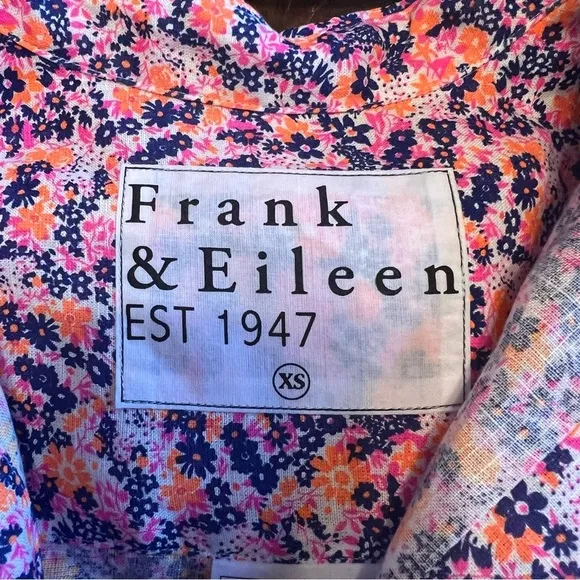 Frank &amp; Eileen-Classic Hunter Step Hem Shirt Dress Women’s Size XS NWT