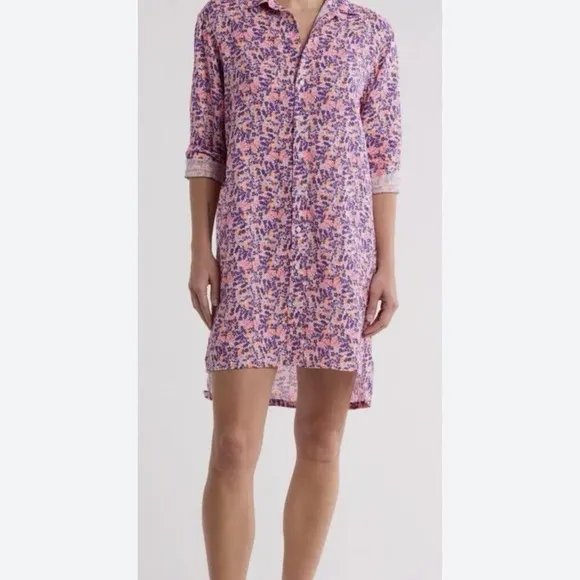 Frank &amp; Eileen-Classic Hunter Step Hem Shirt Dress Women’s Size XS NWT