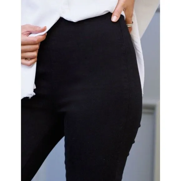 FRANK &amp; EILEEN Illusion‎ Pull-On Italian Dream Denim Jeans Black Size 4