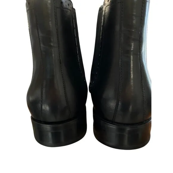 Frasoicus Leather Chelsea Dress Boot Mens Black Size 12 NWOT