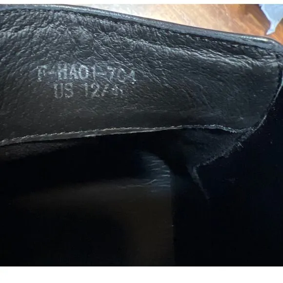 Frasoicus Leather Chelsea Dress Boot Mens Black Size 12 NWOT