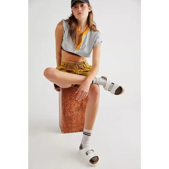 Free People Arizona Platform Vegan Birkenstock Sandals Size 39