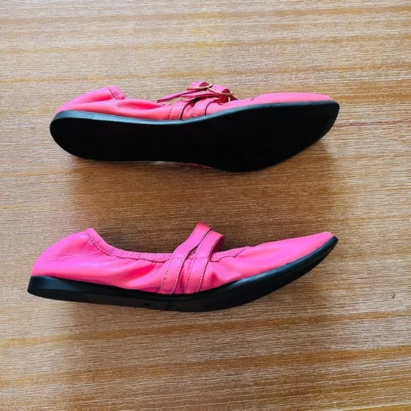 Free People Gemini Ballet Flats in Watermelon Size 7.5 NWOT $98