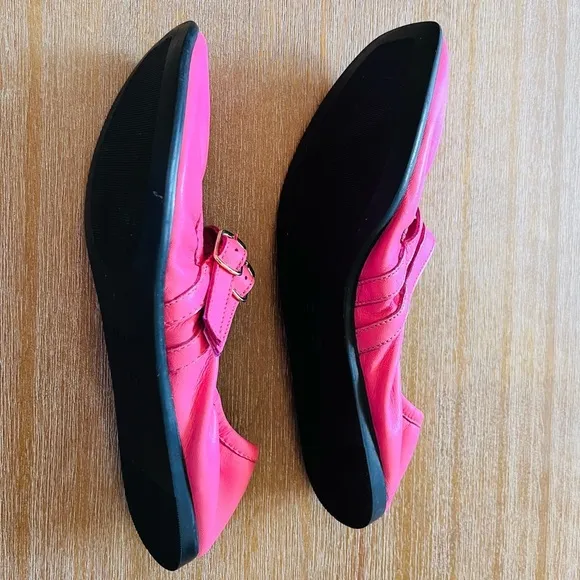 Free People Gemini Ballet Flats in Watermelon Size 7.5 NWOT $98