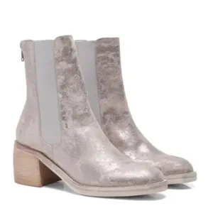 Free People Gunmetal Chelsea Boots