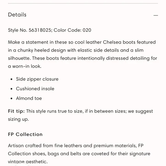 Free people James Chelsea Boots