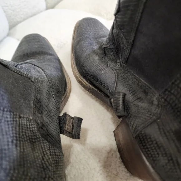 Free People Leather Chelsea Boots