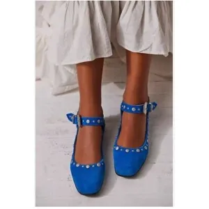 Free People Mystic Mary Jane Flats 37.5 NEW