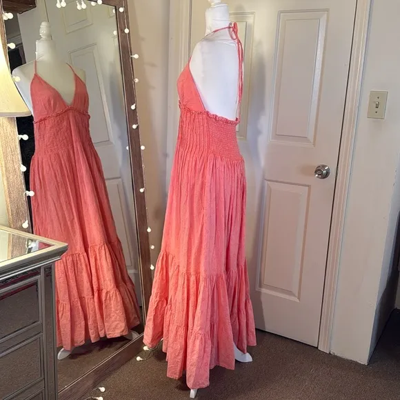 Free People Pintuck Paradise Maxi Dress
