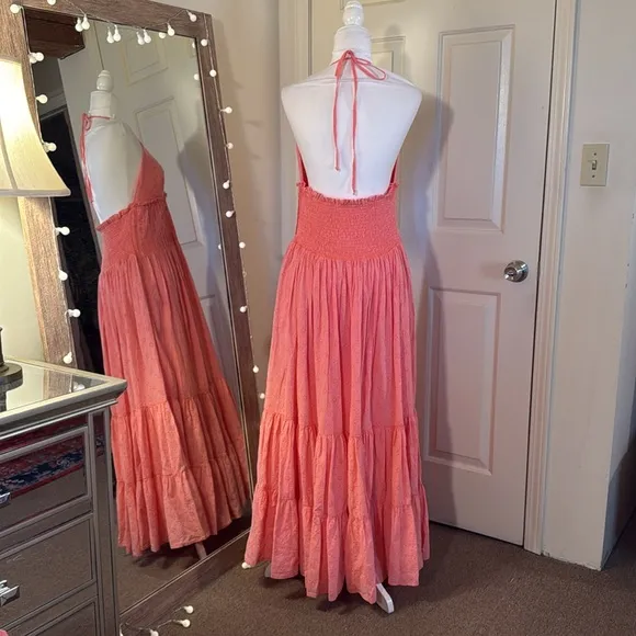 Free People Pintuck Paradise Maxi Dress