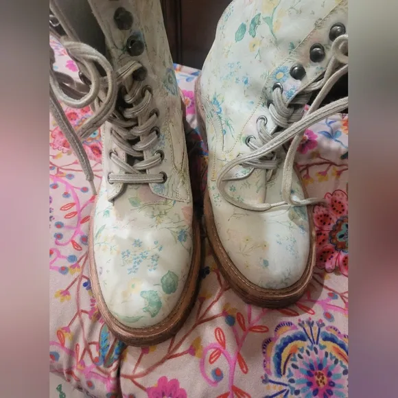 Free People Santa Fe Lace Up Boots