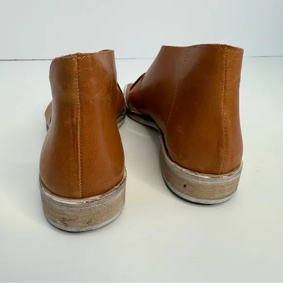 Free People Sun Valley Leather Sandals Women's Size 7 Tan Color